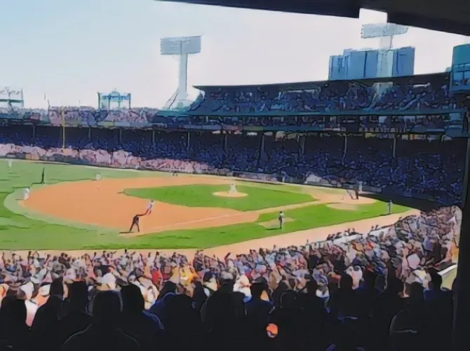 メジャーリーグの試合風景