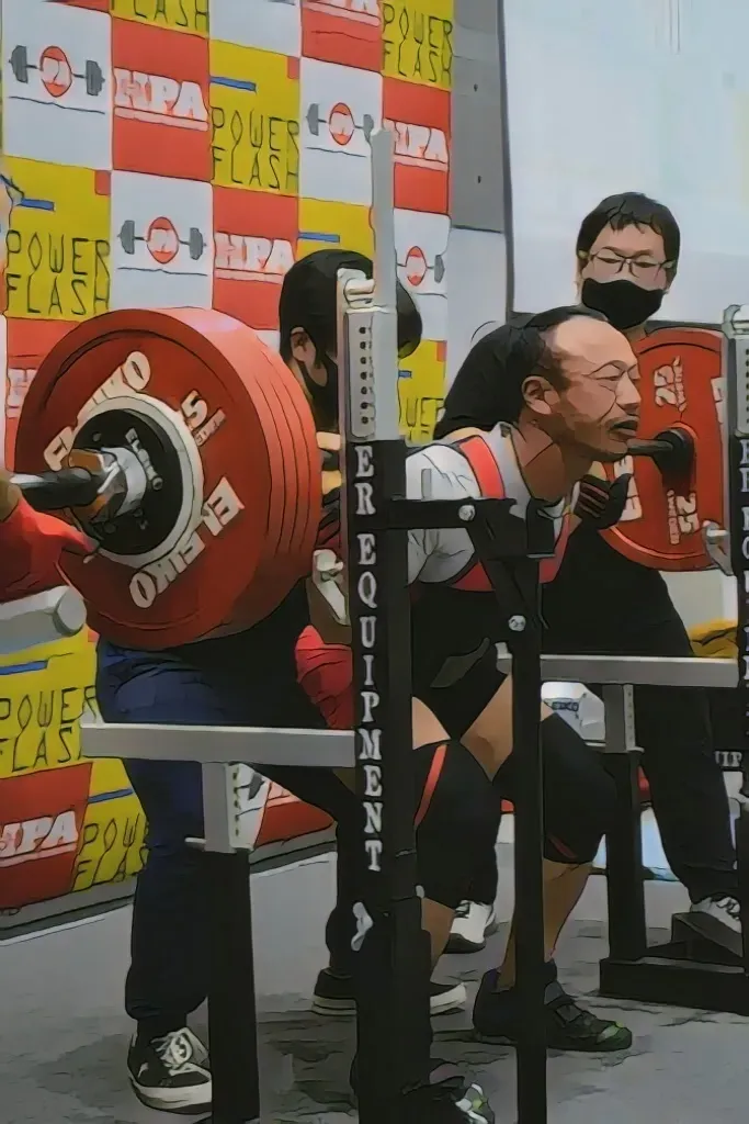 井上選手のトレーニング