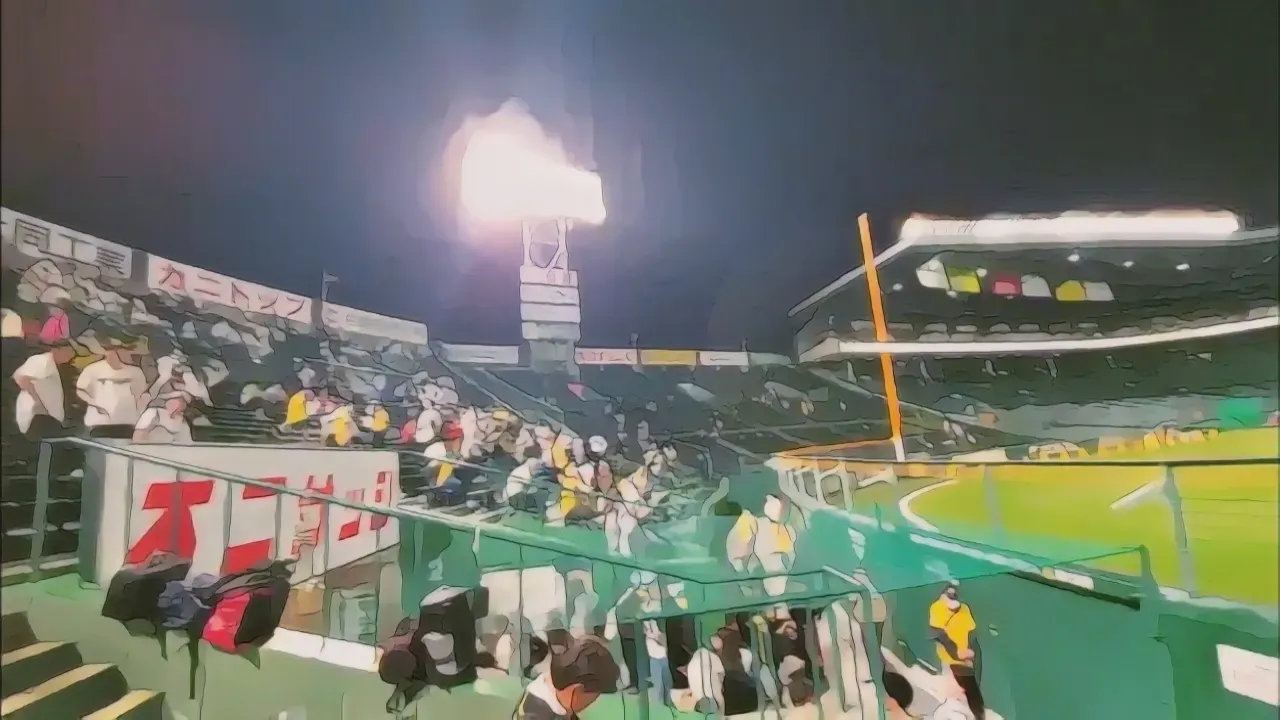 甲子園球場の熱気