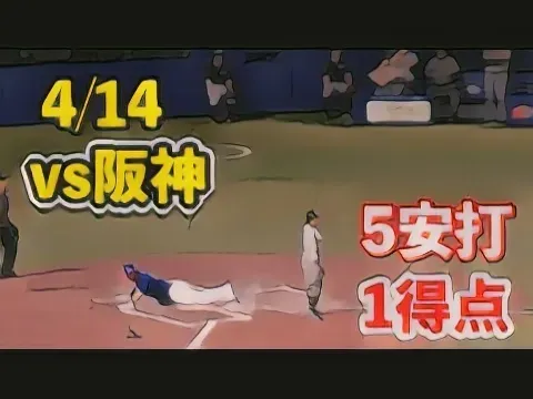 ドジャースの得点シーン